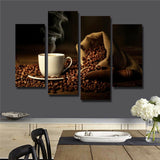 Large Canvas Painting Coffee Modern Home Wall Art Decor Picture Print Unframed