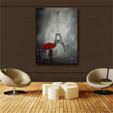 Large art prints Home Decor Canvas Painting Wall Art love in paris