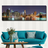 Large art prints Home Decor Canvas Painting Wall Art New York City Panoramic 6
