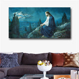prayer of Jesus in the Gethsemane garden HD print on canvas huge wall picture