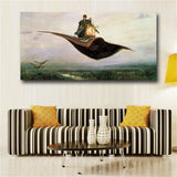 Prince Ivan On The magic Carpet Wall Art Canvas Prints Russian Famous Paintings
