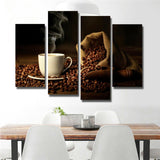 Large Canvas Painting Coffee Modern Home Wall Art Decor Picture Print Unframed