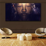 Canvas Print Painting Home Wall Decor Art Poste Buddha Statue Meditation