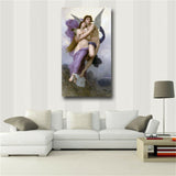 Adolphe William Bouguereau Spiritual ecstasy Canvas Print (31inx56in)