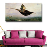 Prince Ivan On The magic Carpet Wall Art Canvas Prints Russian Famous Paintings