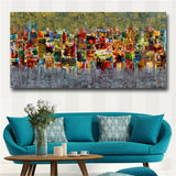 Landscape Painting On The Wall Modern Wall Pictures For Living Room Art Print