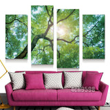 MODERN HOME WALL ART OIL PAINTING ON CANVAS THEME - SCENERY 4P Unframed #041