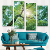 MODERN HOME WALL ART OIL PAINTING ON CANVAS THEME - SCENERY 4P Unframed #041