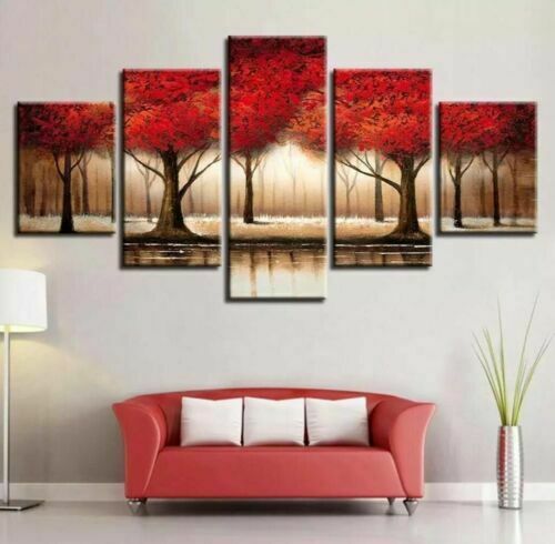 5 Piece Hand painted oil painting landscape